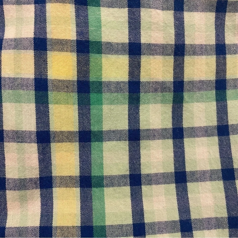 Columbia Girl’s Cotton Super Bonehead Sleeveless Dress Plaid Size Medium 10/12